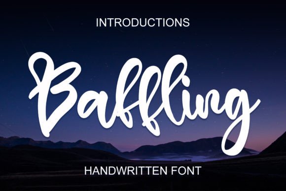 Baffling Font: Elevate Small Business Branding