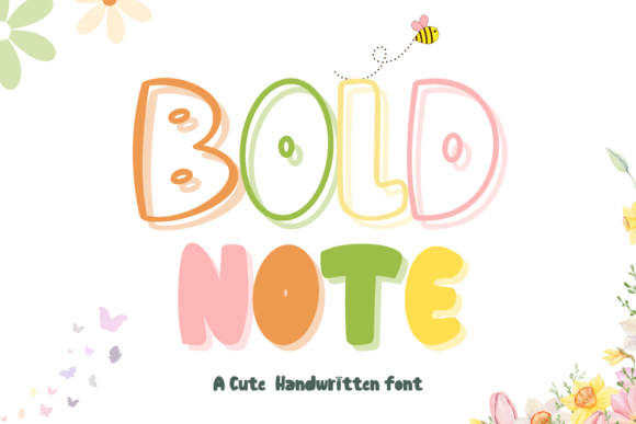 Bold Note: A Handwritten Font for Modern Editorial Design