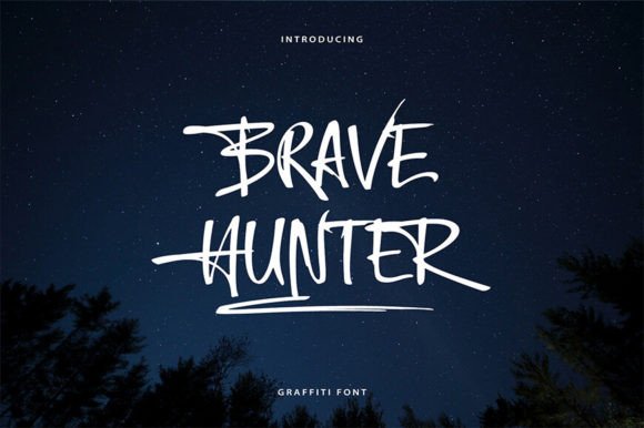 Brave Hunter Font Review: Edgy Script for Campaigns
