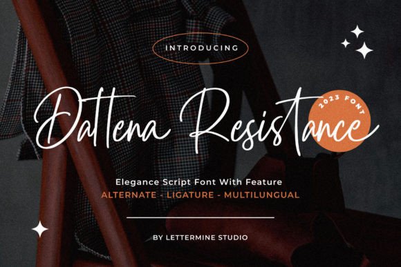 Dattena Resistance Font: Elevating Handmade Labels