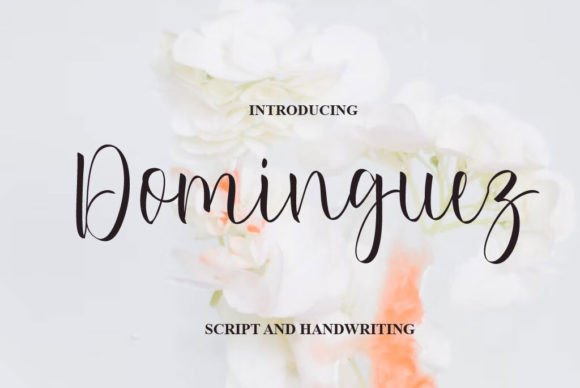 Dominguez: A Script Amp Font That Elevates Brand Identity with Elegance