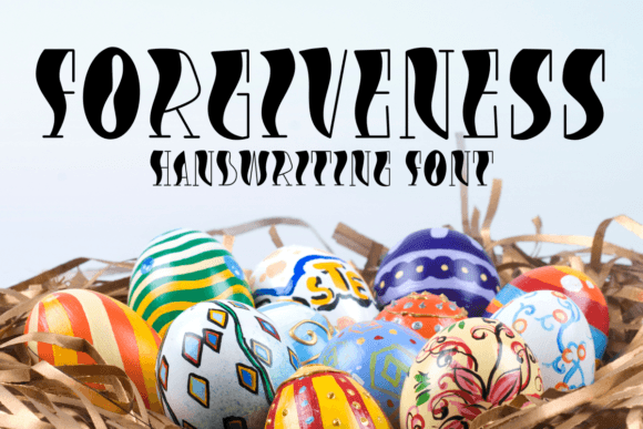 Forgiveness: A Handwritten Font That Brings Warmth to Editorial Design