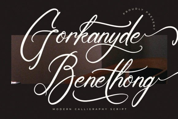 Gorkanyde Benethong: A Script Font That Elevates Small Business Branding