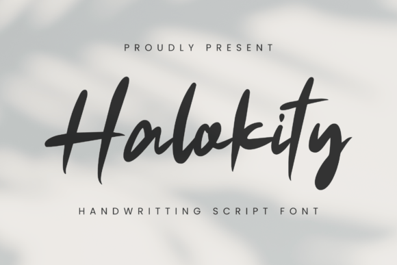 Halokity: A Fluid Script Font for Authentic Branding Projects