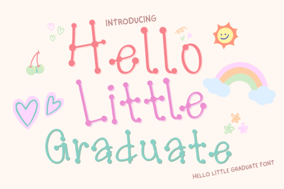 Hello Little Graduate: A Charming Handwritten Font for Modern Web Design