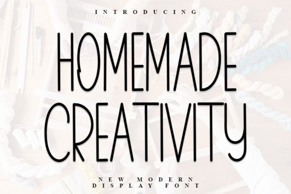 Homemade Creativity Font: Elevating Small Business Branding