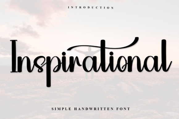 Inspirational Font: Fresh Handwritten Style for Crafters