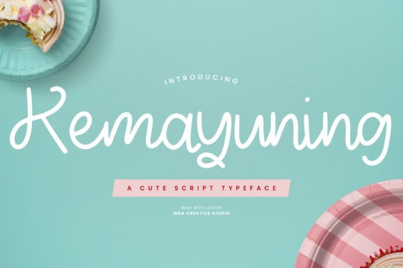 Kemayuning Font: Whimsical Script for Handmade Labels