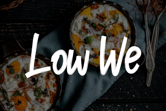 Low We: A Versatile Script Font That Elevates Your Small Business Branding