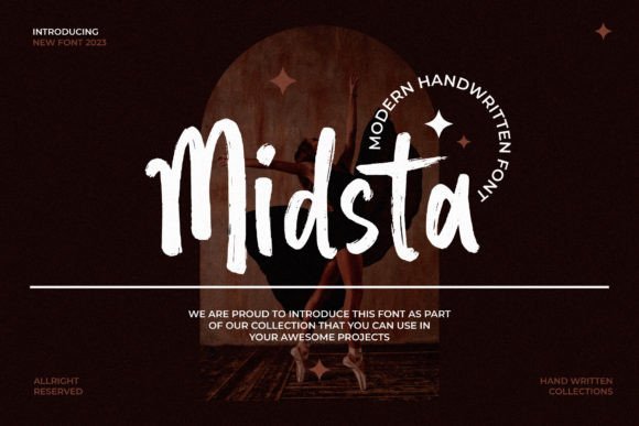 Midsta Font: Authentic Hand Lettering for Crafters