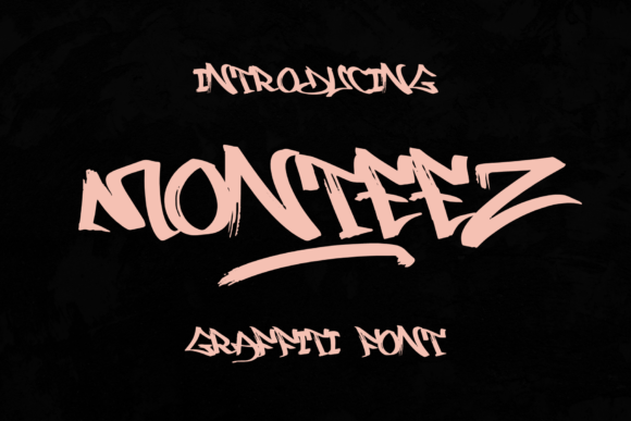 Monteez: A Brush Graffiti Font That Adds Personality to Brand Design