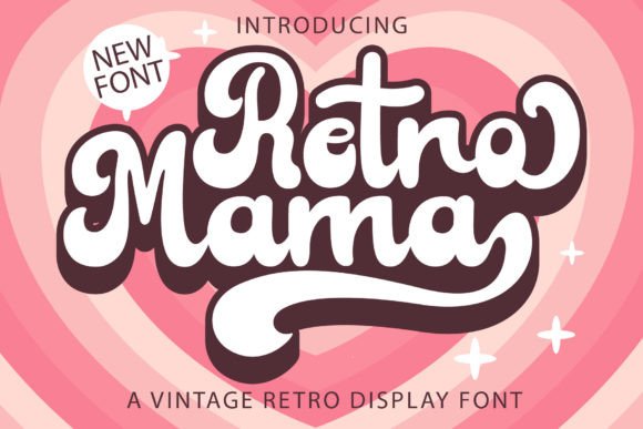 Retro Mama Font: Elevating Campaign Visuals with Vintage Style