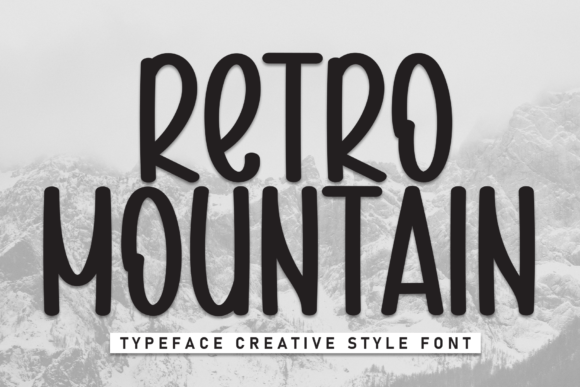 Retro Mountain Font: Editorial Warmth and Clarity