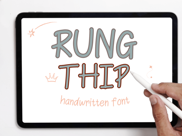 Rungthip: A Handwritten Font for Modern Web and Brand Design
