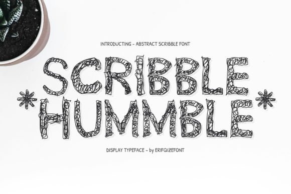 Scribble Humble Font: Authentic Branding for Small Business