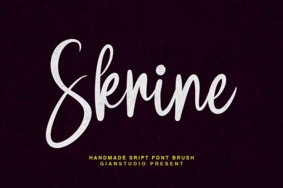 Skrine Font: Elevating Campaign Visuals with Elegant Script