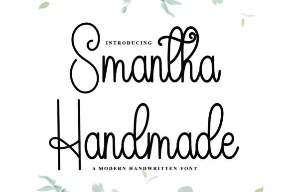 Smantha Handmade Font Review for Web Design