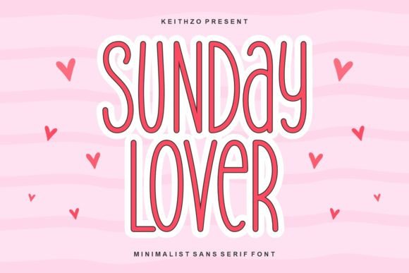 Sunday Lover: A Sweet Handwritten Font for Crafters and Makers