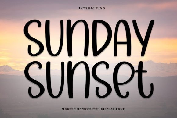 Sunday Sunset Font: Elevating Digital Brand Identity