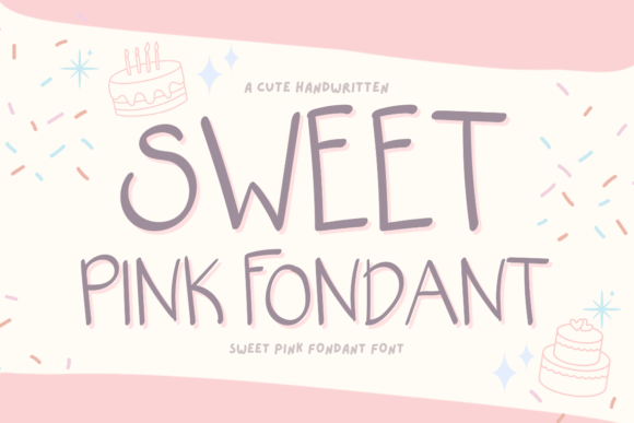 Sweet Pink Fondant: A Charming Script Font for Editorial Design