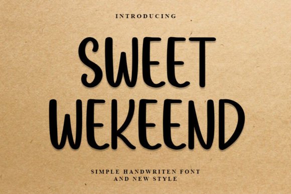 Sweet Weekend Font Review: Elegant Script for Branding