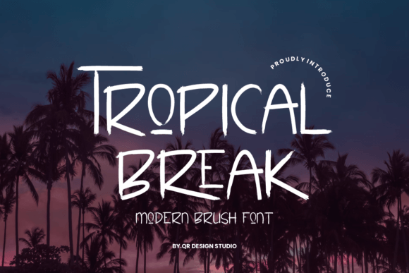 Tropical Break: A Handwritten Font for Modern Brand Campaigns