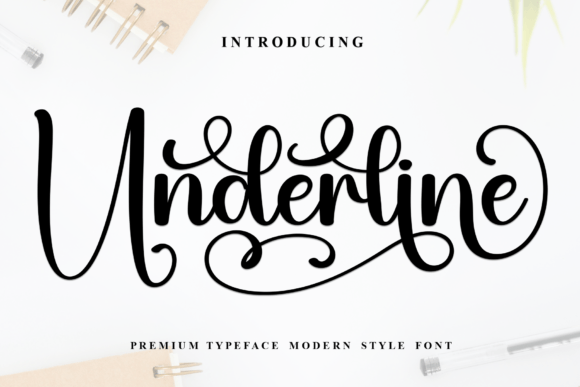 Underline Font: Elevating Brand Identity with Elegant Script