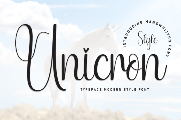 Unicron Font: A Sweet Handwritten Typeface for Editorial Design