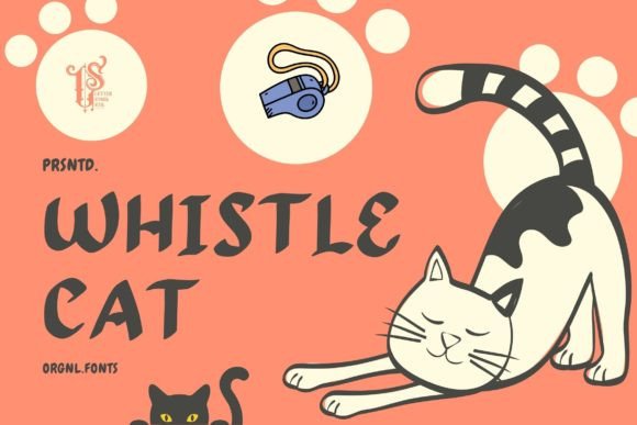 Whistle Cat Font: A Retro-Inspired Typeface That Elevates Small Business Branding