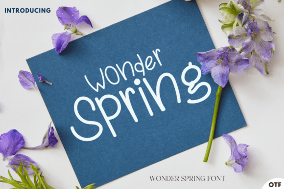 Wonder Spring Font: Versatile Type for Crafters