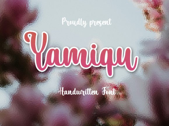 Yamiqu: A Handwritten Font for Modern Web Design and Digital Branding
