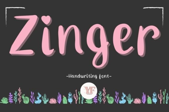 Zinger Font: Handwritten Charm for Web Design